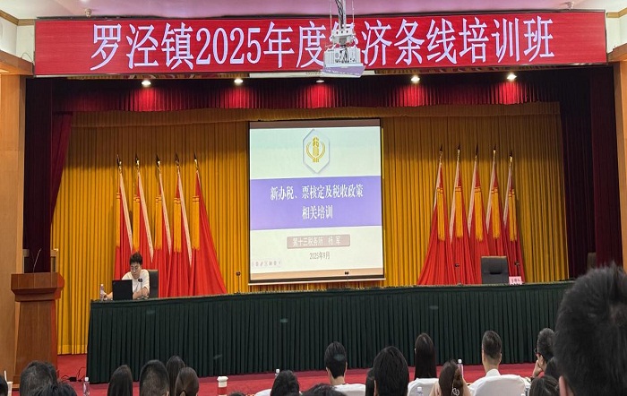 “税”惠赋能 助力发展——宝山区税务局受罗泾镇人民政府邀请开展税务培训