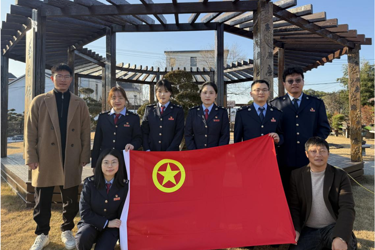 崇明區稅務局團委與區港沿鎮園藝村團支部開展主題聯學共建活動
