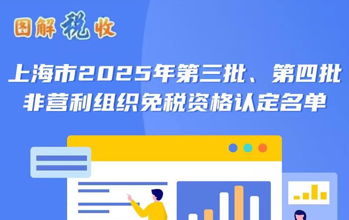 圖解稅收：上海市2025年第三批、第四批非營利組織免稅資格認定名單