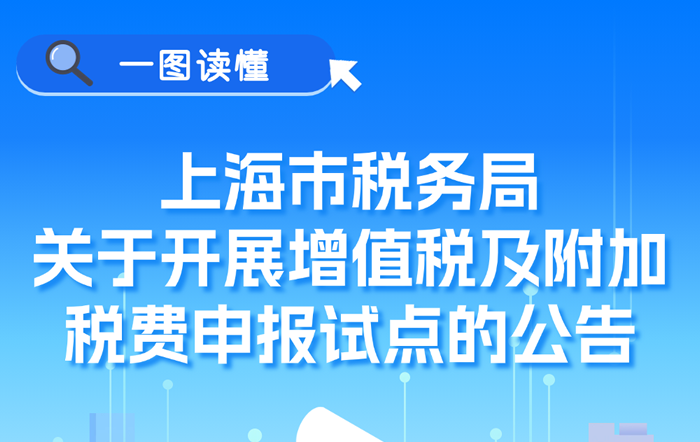 一图读懂：上海市税务局关于开展增值税及附加税费申报试点的公告